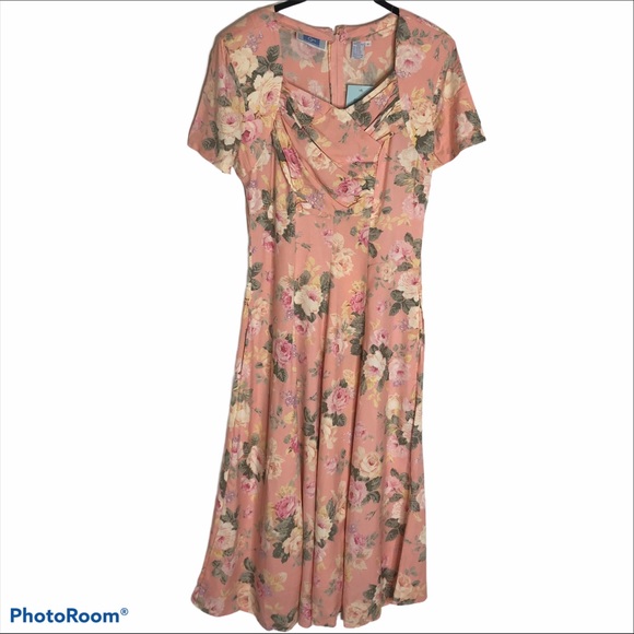 Vintage Floral print Cottagecore dress - Picture 3 of 6